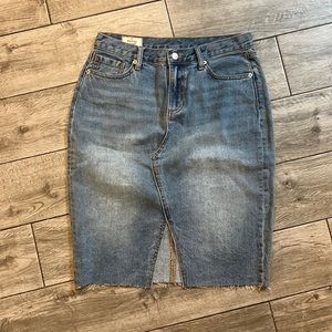 Marine Layer Denim Pencil Skirt